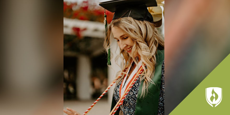 smiling female Rasmussen student