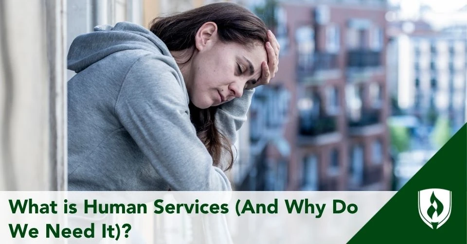 A woman in crisis looking devastated