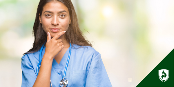 An nurse with an ADN peers out over her job prospects