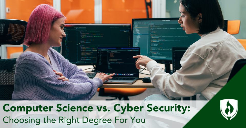 A computer scientist and cyber security professional meet